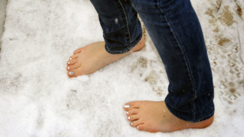 Cuidados del pie en invierno
